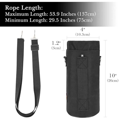 Sac de transport pour bouteille d'eau YETI Yonder et Nalgene rigide noir