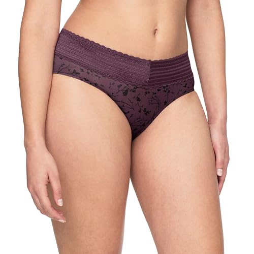 Image of Warner's Women's No Pinching No Problems Dig-free Comfort Waist With Lace Microfiber Hipster 5609j, Retired Colors