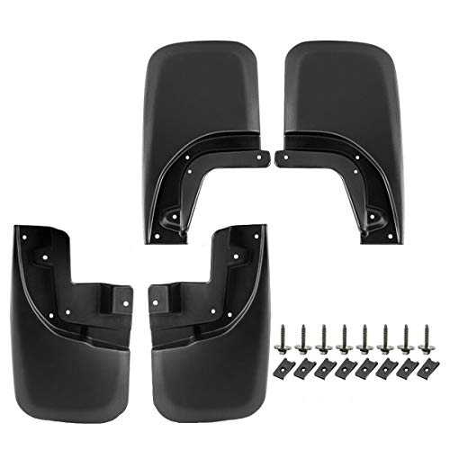 YHTAUTO Set of 4 Splash Guard Mud Flaps for 2005-2015 Toyota Tacoma Pickup