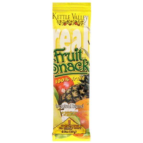 Kettle Valley All Natural Real Fruit Snacks, Tropical, 0.7