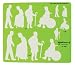 Alvin TD55 Geriatric Human Figure Template