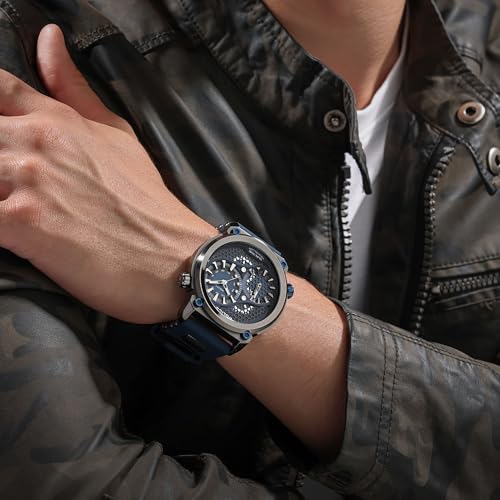 Montre Police Duo-Time Boa boîtier 48 mm acier inoxydable - 4