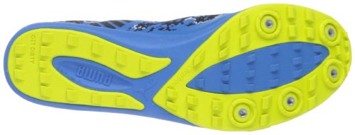 PUMA PUMA Men's crossfox XCS-m, Black/Brilliant Blue, 10 D US