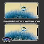 MIAO LAB 5 in 1 Phone Camera Lens Kit -0.63X Wide Angle Lens & 15X Macro Lens+190°Fisheye Lens/CPL + 2X Telephoto Lens Compatible with iPhone Samsung Sony and Most of Smartphone