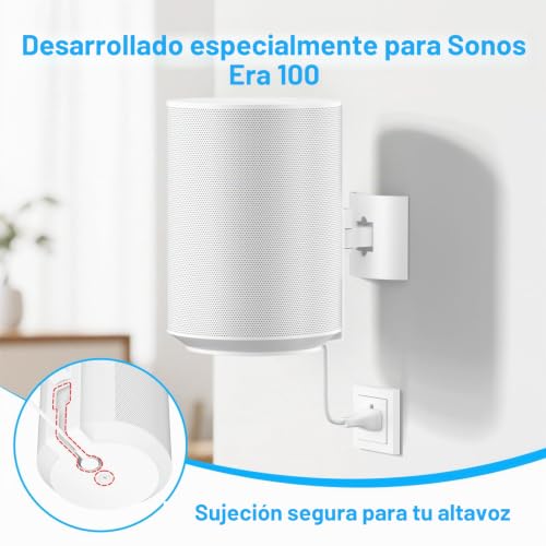 Soportes para Sonos Era 100 giratorios e inclinables para montaje flexible 2