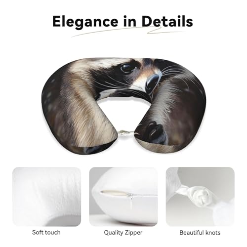 Almohada cuello memory foam tamaño estándar negra miniatura 2