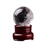 El cristal transparente está diseñado para despejar la mente y absorber la luz del sol y la luna para mejorar la capacidad de adivinación.