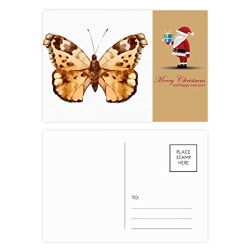 Cartes postales Papillon à s'échanger au coin du feu pour célébrer Noël en famille