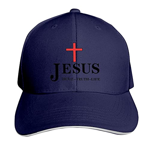 Gorra ajustable unisex estilo béisbol azul marino miniatura 1