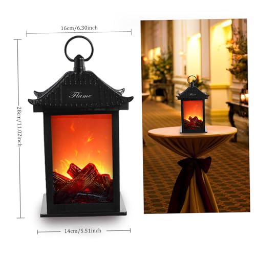 Chimenea LED de escritorio para iluminar espacios pequeños sin cables 6
