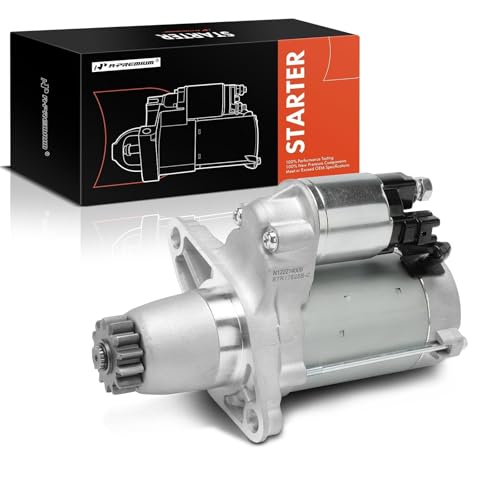 A-Premium Starter Motor Compatible with Toyota, Lexus, Scion & Pontiac - Camry 02-17, RAV4 06-18, Corolla 09-10, Highlander 04-19, Sienna, Matrix, Avalon, Venza, RX330, RX350-12V 1.6KW 13-Teeth