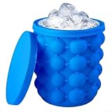 Compact Silicone Ice Bucket for Wine Beer Whiskey Fans with Flexible Walls and Stable Bottom for Easy Handling