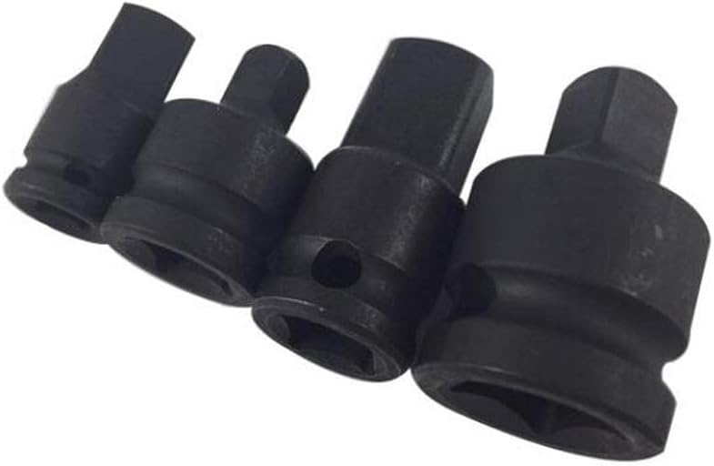 Reducer Air Impact 1/4 3/8 1/2 3/4 Inch Durable Hand Tools Silver 3-8 to 1-4 Black 1-2 to 3-8|1 x Reducer Adapter Kit| Socket Wrenches| Hand Tools | Tools |Home & Garden