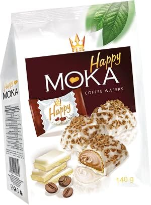 Happy Moka Coffee Wafers 140g