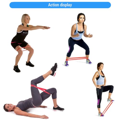 SIUKE banda de resistência de látex Conjunto de faixas de resistência de látex, faixa de treino, fai