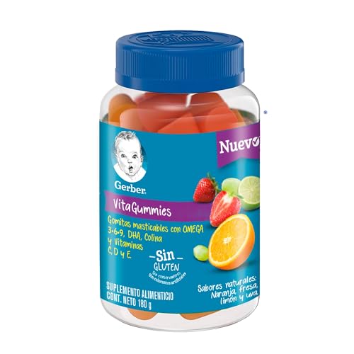 Vitamínicos, Suplemento Alimenticio Gerber Vitagummies Gomitas Masticables Frasco 180g