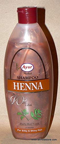 Ayur Herbal Henna Tulsi Shampoo Perfect Hair and Scalp Vitalizer Xtra Nourishment