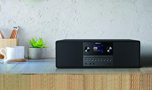 Philips Audio M6805/10 Stereo-Installatie met Bluetooth en Internetradio DAB+/FM (USB, Spotify Connect, MP3-CD, Audio-ingang, 50 W, Alles-in-één Microsysteem, Digital Sound Control) - Zwart - 2020/2021 Model - Image 5