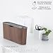 Asmix B06W Paper Shredder for Home use Office, Wood Compact Design, 2 Sheet Crosscut Paper, 10 Mins Running Time 14.7" × 7.2" × 3.7"