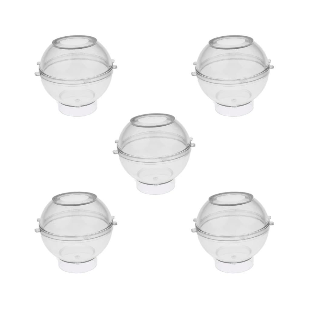 Moules de bougies ronds en forme de boule 10 cm pour créer une ambiance cocooning