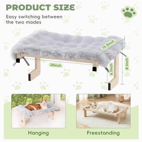 Lit chat apaisant contre l'anxiété avec coussin déhoussable et lavable