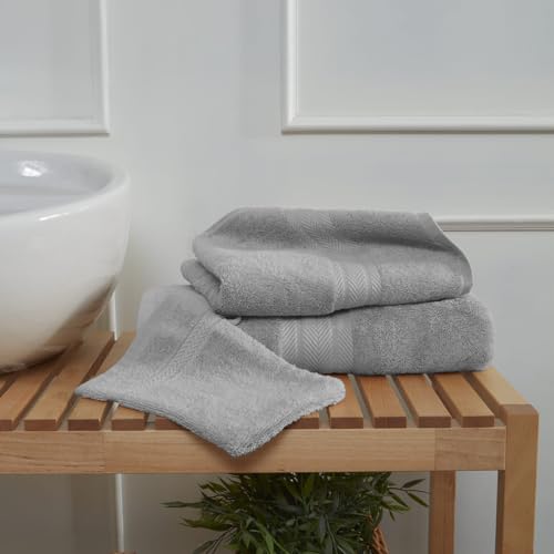 Linge de bain 3 pièces Sensei Maison drap serviette gant