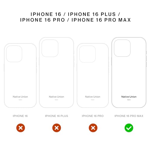 Image of Native Union Active Case - MagSafe Compatible with Built-in Magnets - Rugged Design - Recycled Materials - Ultra-Durable Drop Protection up to 10ft / 3m for iPhone 16 Pro Max (Lemon)