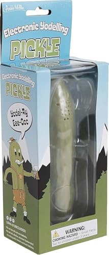 Archie McPhee Yodeling Pickle: A Musical Toy, Fun for All Ages, Great Gift, Hours of Mindless Entertainment, Multi-colored