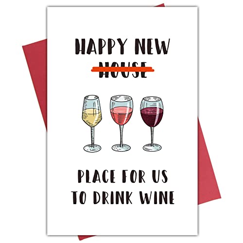 Happy New Home Card, Congrats New House Greeting Card, Funny Housewarming Card For Friend Relative Neighbor #TOP8