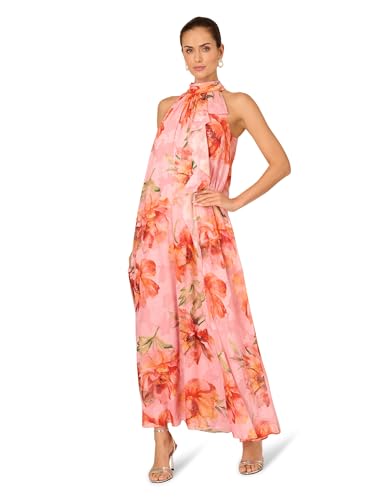 Image of Adrianna Papell Halter Trapeze Gown