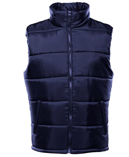 Calentador de cuerpo COOZO chaleco masculino acolchado sin mangas chaqueta de invierno ligera