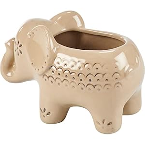 Primitives by Kathy Elephant Decorative Planter