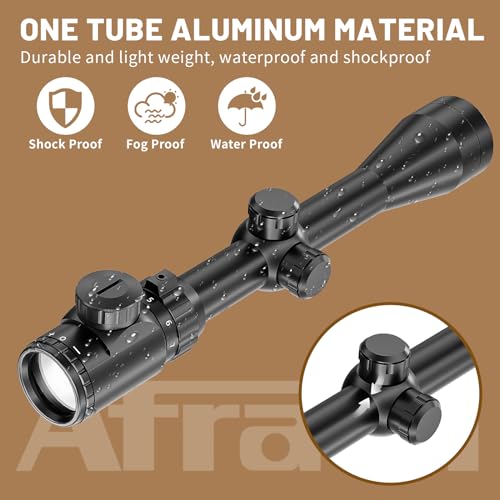 Rifle Scope with Picatinny Rail Mount and Covers for Hunting - Image 5