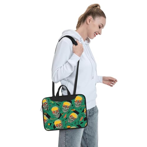 Bolso para laptop 15.6 pulgadas con diseño Cool Skulls miniatura 3