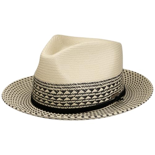 Chapeau de paille Stetson Meola d'une qualité d'exception et finitions soignées Fedora