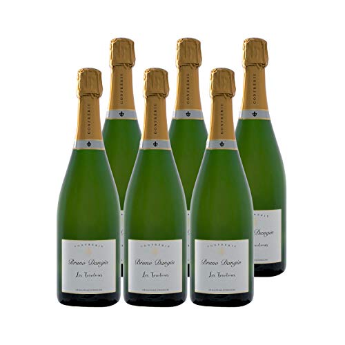 Les Territoires 2ème Edition Brut Blanc - Bruno Dangin - Appellation VDF Vin Mousseux - Vin effervescent Blanc de Bourgogne - Lot de 6x75cl - Cépages Sylvaner, Sémillon Cover