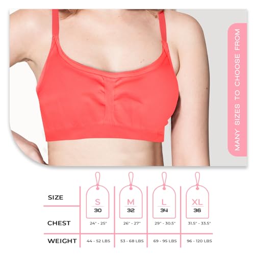 Alyce Intimates Girls and Teens Seamless Cami Training Bra - Pack of 74