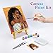 Nuberlic 8x10 Pre Drawn Canvas to Paint for Adults Sip and Paint Party Prayer Girl Blasian Lady Afro Americans Woman Christams Birthday Gift Painting Kits DIY