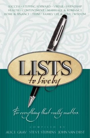 Lists to Live By: The Third Collection: For Everything That Really Matters