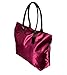 Peach Couture Womens Beach Fashion Large Travel Tote Handbag Shoulder Bag Purse Solid Fuchsia