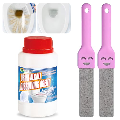 Wanheart Pumice Stone for Toilet Bowls - Removes limescale, calcium deposits, stains and rust