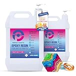 Perfect Craftz Epoxy Resin Kit 4L - Crystal Clear 2 Part Resin & Hardener, Food Safe & UV Resistant, Bubble Free Self-Leveling Casting & Coating for Art and Craft, Jewellery Making, Decor Items