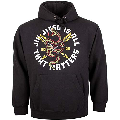 Tatami Fightwear Jiu-Jitsu Is All That Matters Pullover Hoodie - Medium - Black Tatami Fightwear Jiu-Jitsu Is All That Matters Pullover Hoodie - Medium - Black