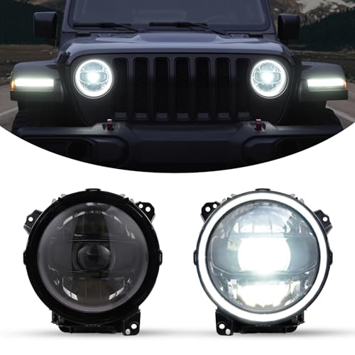 Kiwi Master LED Headlights for Jeep Gladiator 2018-2026 Jeep Wrangler JL