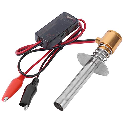 RC Nitro Starter Glow Plug Igniter, Nitro Glow Plug Igniter, Glow Plug Ignitor, Engine Starter Tools for HSP 94122 94188 RC Car Buggy Truck Model