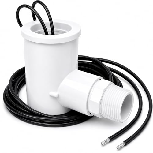 SS2 AC Float Switch AC Float Safety Switch HVAC 3/4 Inch Condensate Shut Off Sensor Can Prevent...