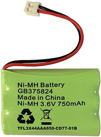 Replacement Battery for Tomy Walkabout Platinum Baby Monitor Rechargeable Battery Pack NiMH 3.6V 750mAh GB375824 TFL3X44AAA650-CD77-01B