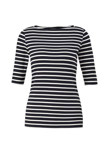 comma Damen 60.2.61.12.130.2128746 T-Shirt, 59G4 blau, 36