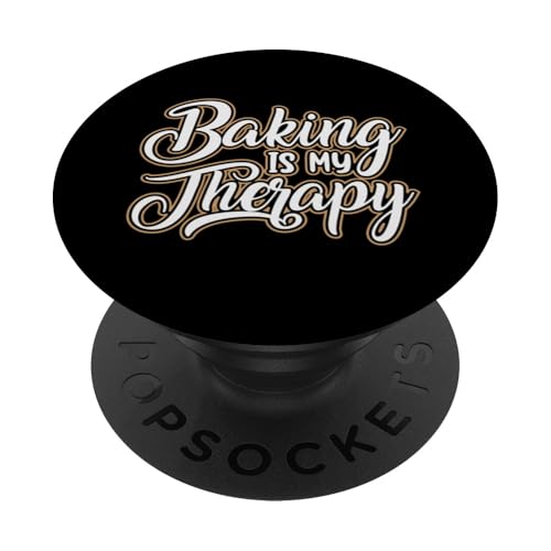 Baking is My Therapy - Ropa cómoda para hornear PopSockets PopGrip Intercambiable