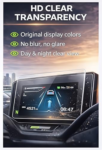 Image of VIYAN Digital Meter Screen Protector Compatible With Honda Activa 125 DLX (2025) | Tempered Glass | HD Clear | Scratch Resistant | Easy Install | 9H Hardness | Bubble Free | [ Pack Of 1]
